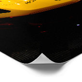 Poster Chevrolet Corvette C7.R Vue avant (Coin)
