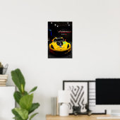 Poster Chevrolet Corvette C7.R Vue frontale (Bureau à domicile)