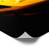 Poster Chevrolet Corvette C7.R Vue frontale (Coin)