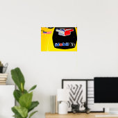 Poster Chevrolet Corvette C7.R Vue frontale (Bureau à domicile)