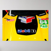 Poster Chevrolet Corvette C7.R Vue frontale (Devant)