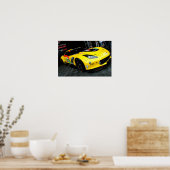 Poster Chevrolet Corvette C7.R Vue frontale (Cuisine)