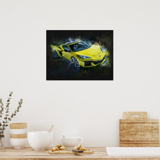 Poster Chevrolet Corvette Z06 (Cuisine)
