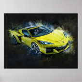 Poster Chevrolet Corvette Z06 (Devant)