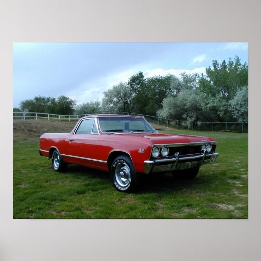 Poster Chevrolet El Camino 1967 (Devant)