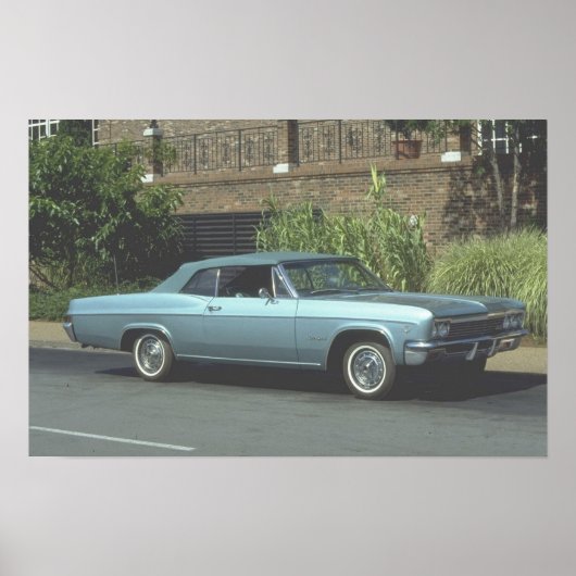 Poster Chevrolet Impala Super Sport 1966 (Devant)