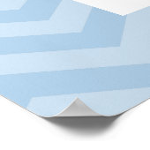 Poster Chevron Monogram Art de la chambre d'enfant (Coin)