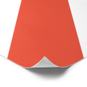 Poster Chevron Orange et Blanc (Coin)