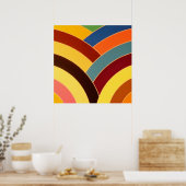 Poster chevrons chic et sophistiqués (Cuisine)