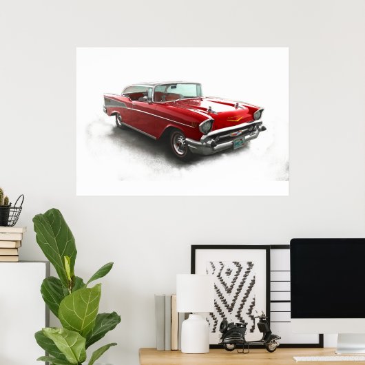 Poster Chevy57 (Bureau à domicile)