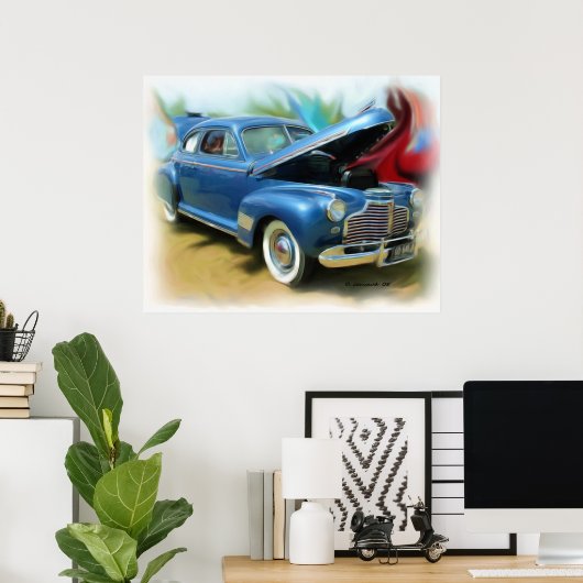 Poster Chevy 1941 (Bureau à domicile)