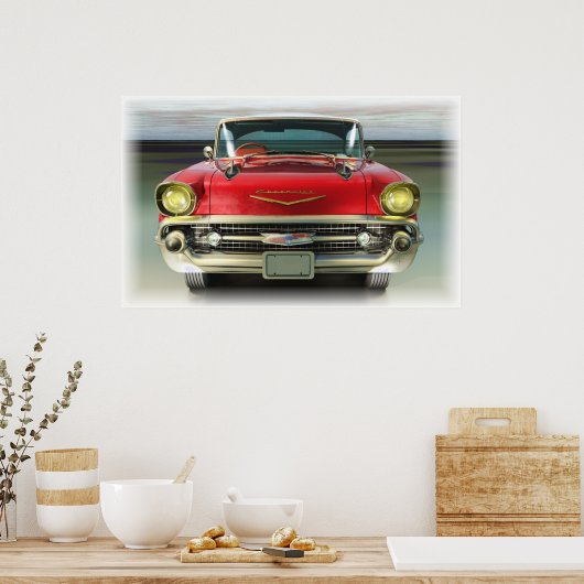 Poster Chevy 1957 (Cuisine)