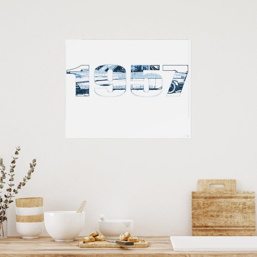 Poster Chevy 1957 (Cuisine)