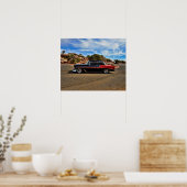 Poster chevy bel air street rod 1956 (Cuisine)