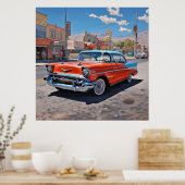 Poster Chevy Belair 1957 (Cuisine)