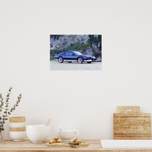 Poster Chevy Camaro Z28 1984 (Cuisine)