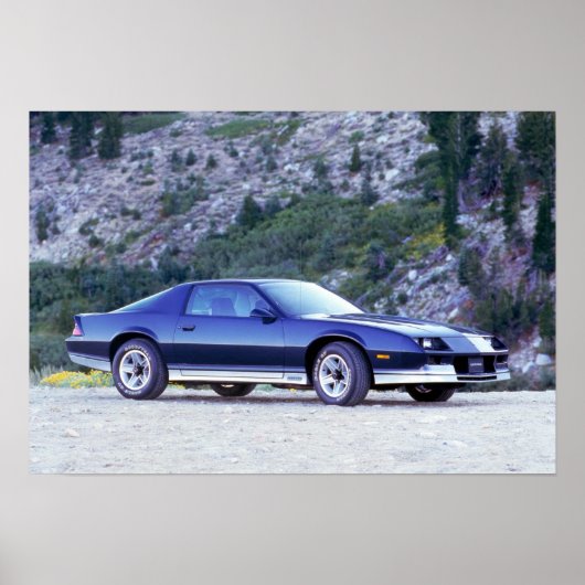Poster Chevy Camaro Z28 1984 (Devant)