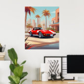 Poster Chevy Corvette (Bureau à domicile)