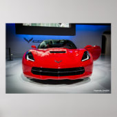 Poster Chevy Corvette Stingray (Devant)