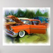 Poster Chevy Impala 1958 (Devant)