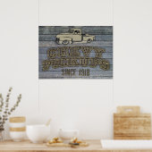 Poster Chevy Pickups (Cuisine)