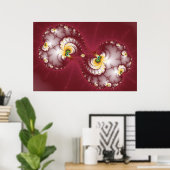 Poster Chew d'os de chien - Fractal (Bureau à domicile)