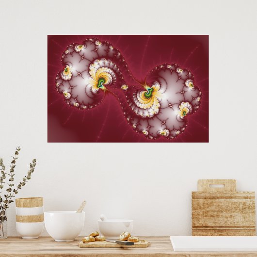 Poster Chew d'os de chien - Fractal (Cuisine)