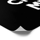 Poster Chew Me Rendre Joyeux Bonbon Pun de Bonbons Foncé  (Coin)