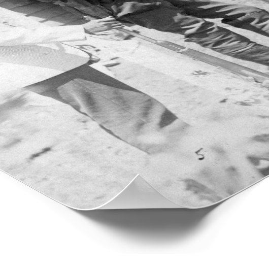 Poster Cheyenne Hommes Converse avec blanc (Coin)