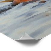 Poster Chez Dusk Hippopotamus Portrait (Coin)