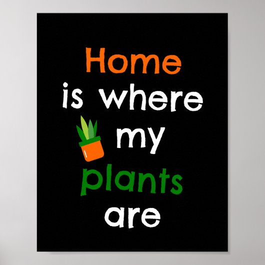 Poster Chez moi, où sont mes plantes (Devant)