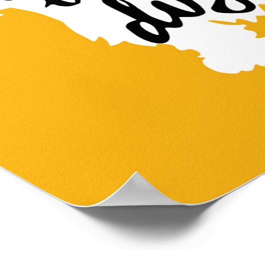 Poster Chez soi, où se trouve votre chien (Coin)