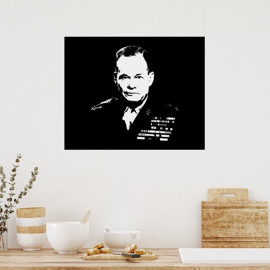 Poster Chhonnêteté - Noir et blanc (Cuisine)