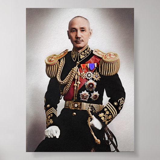 Poster Chiang Kai-shek (Devant)