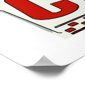 Poster Chianti Vin et bouteille rouge (Coin)