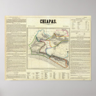 Poster Chiapas, Mexique