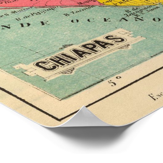 Poster Chiapas, Mexique 2 (Coin)