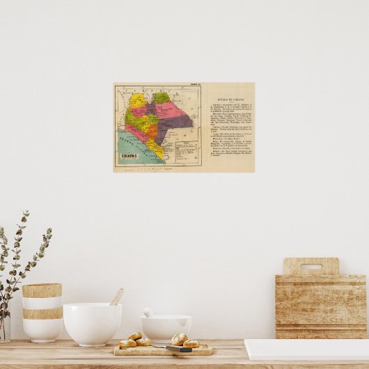 Poster Chiapas, Mexique 2 (Cuisine)