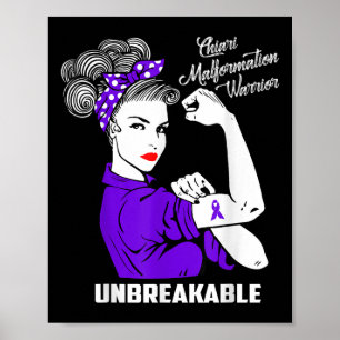 Poster Chiari Malformation Guerrier Incassable Chemise Aw