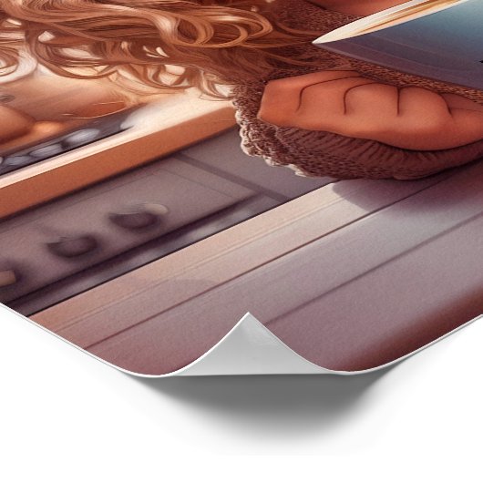 Poster Chibi Art Je ne fais pas le matin (Coin)