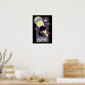 Poster Chibi Batman - Combattons la criminalité ensemble (Cuisine)