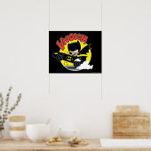 Poster Chibi Batman Dans Le Batmobile (Cuisine)