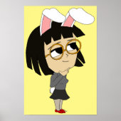 Poster chibi bunnygirl (Devant)