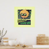 Poster Chibi Cat Noir n'abandonne jamais (Cuisine)
