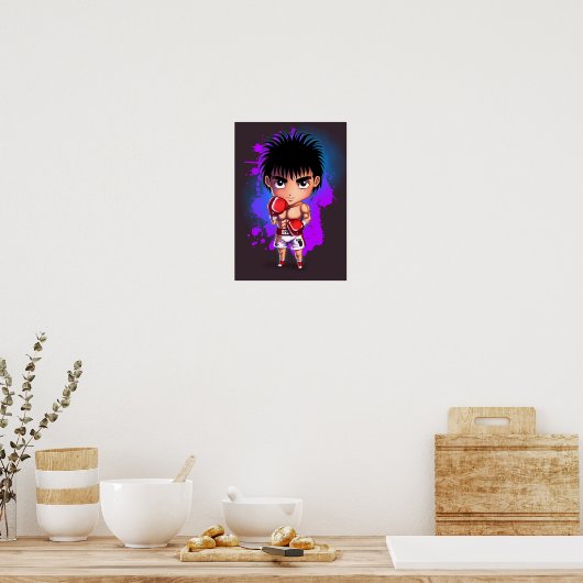 Poster Chibi en boîte (Cuisine)