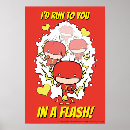 Poster Chibi Flash - J'allais vous chercher dans Flash Va (Devant)