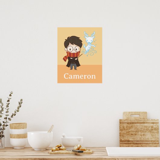 Poster Chibi HARRY POTTER™ Patronus (Cuisine)