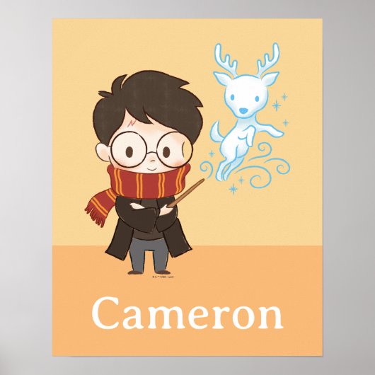 Poster Chibi HARRY POTTER™ Patronus (Devant)