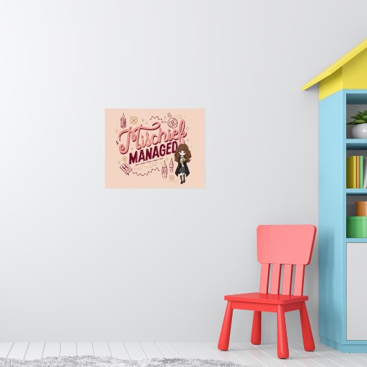 Poster Chibi Hermione "Le mal géré" (Pépinière 1)