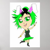 Poster chibi lapine (Devant)